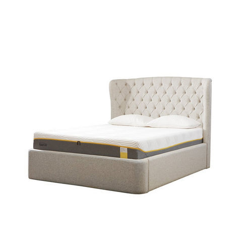 Bett / King Size - Holcot Ottoman  - TEMPUR - modern / Polster / Stoff