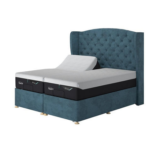 Bett / King Size - Suffolk Adjustable Disc Divan - TEMPUR - Einpersonen / klassisch / Polster