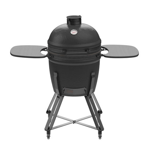 Holzkohle-Gartengrill - Kamal 60/XL matte - BARBECOOK - auf Rollen / Edelstahl / Keramik