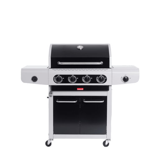 Gas-Gartengrill - Siesta 412  - BARBECOOK - auf Rollen / Metall / mit Stauraum