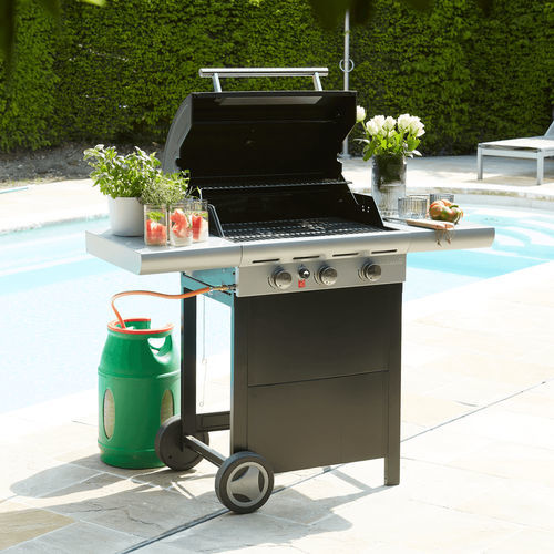 Gas-Gartengrill - Spring 3002 - BARBECOOK - auf Rollen / bodenstehend / Metall
