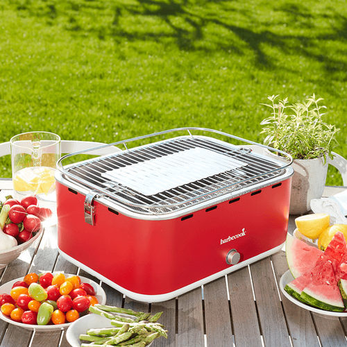 Holzkohle-Gartengrill - Carlo - BARBECOOK - Elektro / Tisch / Aluminium