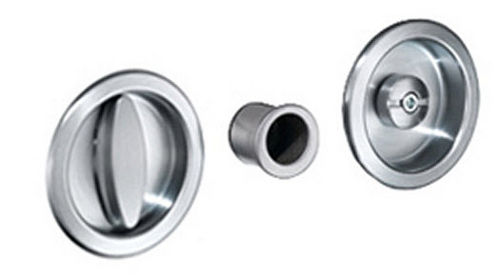 Griff für Schiebetür - ROUND CATCHES - AGB - Alban Giacomo Spa - Metall / modern / mit integriertem Schloss