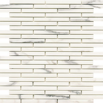 Marmorfliesen - cm. 1x10 - 3/8"x4" MINIBRICK - BACCI MARMI - poliert / matt / für den Innenraum