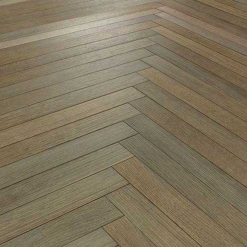 Mehrschichtparkett - HERRINGBONE 90°SKY - BASSANO PARQUET - Fischgrät / matt / verklebt