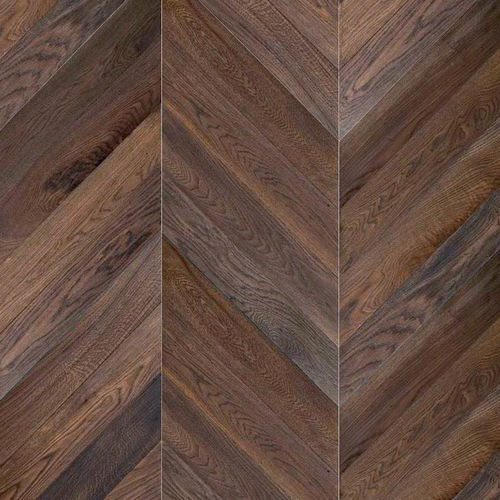 Mehrschichtparkett - HUNGARIAN HERRINGBONE / CHEVRON - BASSANO PARQUET - Eiche / verklebt / aus Fliesen