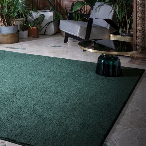 Büschel-Teppichboden - SAND - BESANA MOQUETTE - Polyester / einfarbig / grau