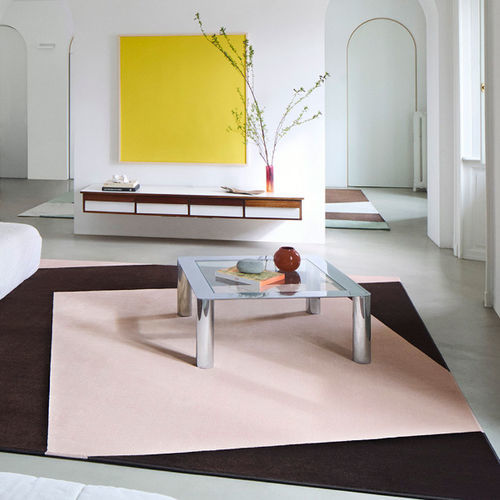 Moderner Teppich - AXIS  - BESANA MOQUETTE - geometrisches Muster / rund / rechteckig