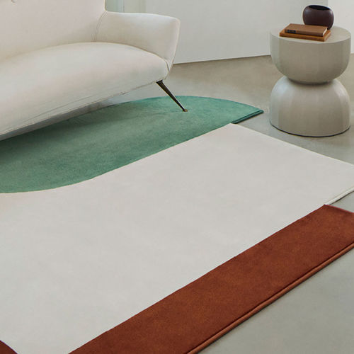 Moderner Teppich - DUNE  - BESANA MOQUETTE - geometrisches Muster / Büschel / orange