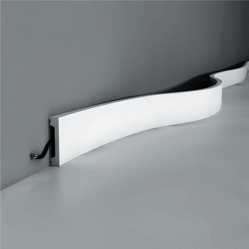 Polyurethan-Zierleiste - SX157F FLEX - BIANCHI LECCO SRL - rechteckig / für E-Kabel
