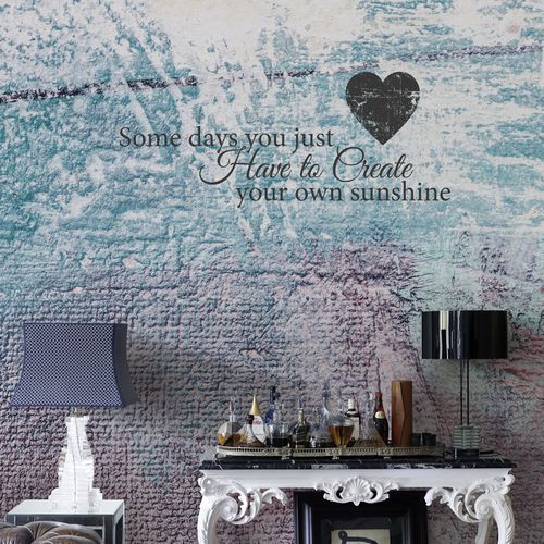 Moderne Tapete - MURAL WINDMILL AVENUE 6332046 - BIANCHI LECCO SRL - mehrfarbig / himmelblau / Farb