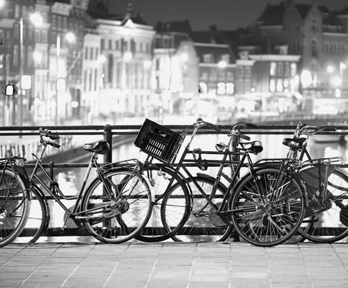 Moderne Tapete - CITY LOVE CL31B - BIANCHI LECCO SRL - Städtemotiv / weiß / schwarz
