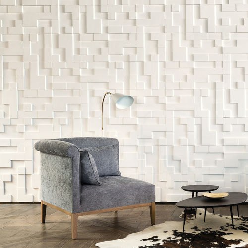 Dekorplatte für Wand - ELEMENTO W102 CUBI - BIANCHI LECCO SRL - Polyurethan / 3D