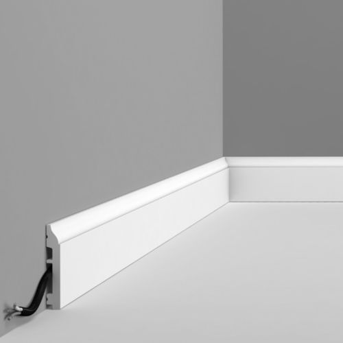 Polystyrol-Zierleiste - SX172 - BIANCHI LECCO SRL - für E-Kabel / beleuchtet / elastisch