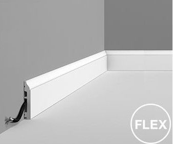 Polyurethan-Zierleiste - SX172 FLEX - BIANCHI LECCO SRL - beleuchtet / elastisch