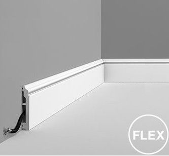 Polyurethan-Zierleiste - SX173 FLEX - BIANCHI LECCO SRL - profiliert / beleuchtet / elastisch