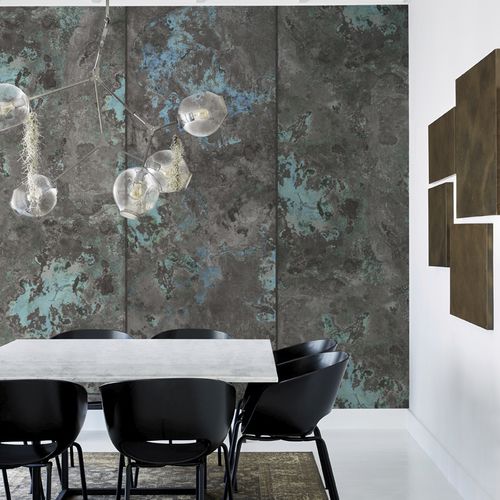 Moderne Tapete - MURAL METALLIC PH15001 - BIANCHI LECCO SRL - Vlies / abstraktes Motiv / Stoffoptik