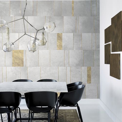 Moderne Tapete - MURALES ETNICO PH15016 - BIANCHI LECCO SRL - Vlies / Karomuster / Fliesenoptik