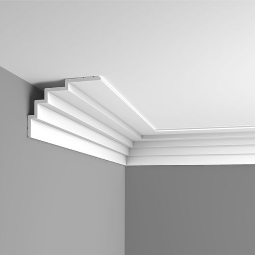 Polyurethan-Zierleiste - CORNICE SOFFITTO C393 STEPS - BIANCHI LECCO SRL - gerade / Innenbereich