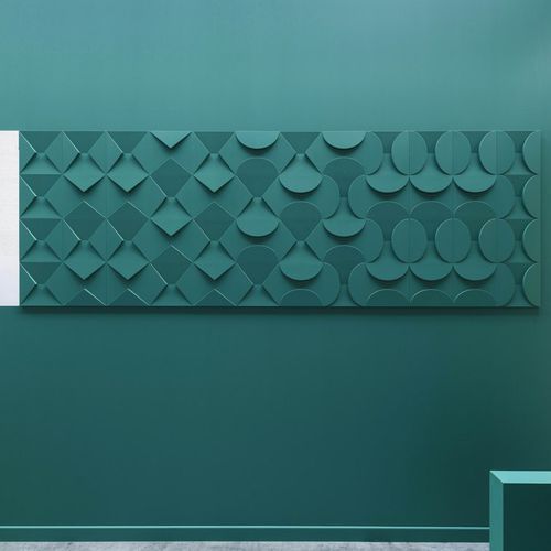 Dekorplatte für Wand - W107 CIRCLE - BIANCHI LECCO SRL - leicht / Polyurethan / texturiert