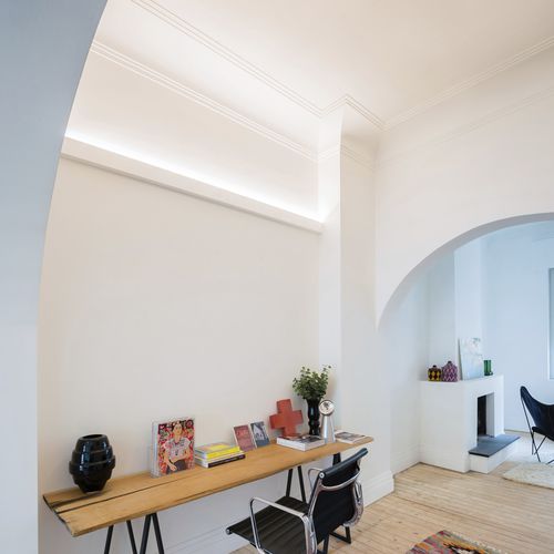 Wandmontiertes Gesims - CORNICE C990 + 2XP9900 e C381 - BIANCHI LECCO SRL - Polystyrol / Polyurethan / Fertigbau