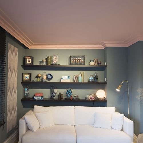 Wandmontiertes Gesims - CORNICE C392 - BIANCHI LECCO SRL - Polyurethan / Fertigbau / Innenbereich