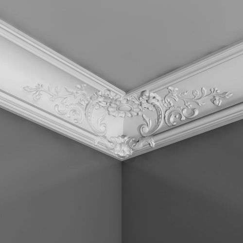 Polyurethan-Zierleiste - CORNICE SOFFITTO C338B - BIANCHI LECCO SRL