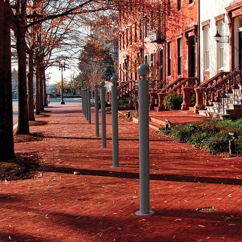 Sicherheits-Sperrpfosten - STILUS - CITY DESIGN - stationär / Aluminiumguss / galvanisiertem Stahl