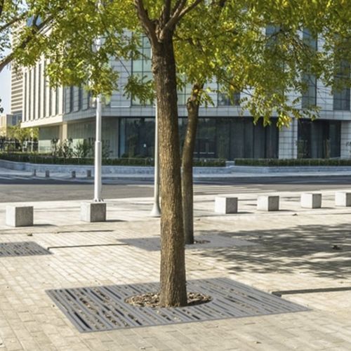 Quadratisches Baumgitter - RADICI - CITY DESIGN - Stahl / galvanisiertem Stahl / thermolackierter Stahl
