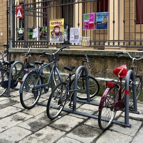 Bodenstehender Fahrradständer - BOLOGNA - CITY DESIGN - horizontal / für Außenbereich / galvanisiertem Stahl