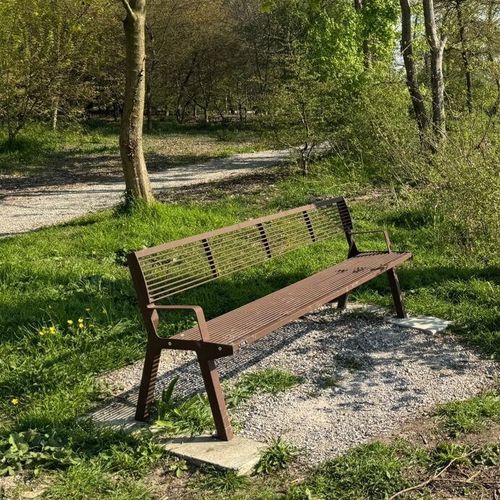 Moderne Bank für den öffentlichen Raum - NOALE M - CITY DESIGN - galvanisiertem Stahl / mit Rückenlehne / ohne Rückenlehne