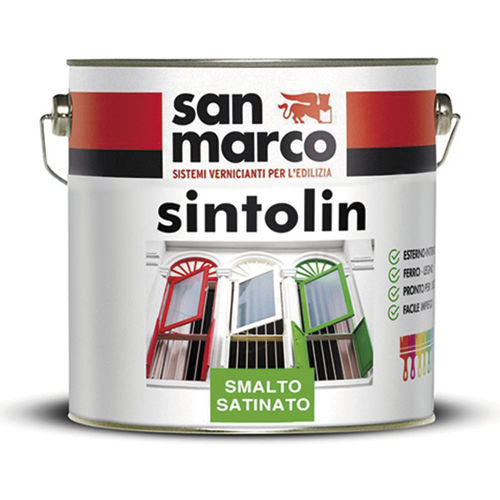 Schutzlack - SINTOLIN SATINATO  - San Marco - zur Endbearbeitung / mit Rostschutz / auf Alkylharzbasis