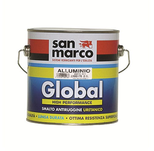 Schutzfarbe - GLOBAL ALLUMINIO - San Marco - mit Rostschutz / für Außenbereich / für den Innenraum