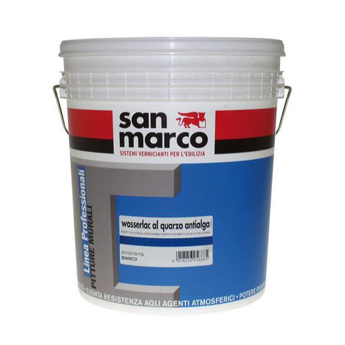 Schutzfarbe - WASSERLAC AL QUARZO ANTIALGA - San Marco - für Außenbereich / für Wand / für Beton