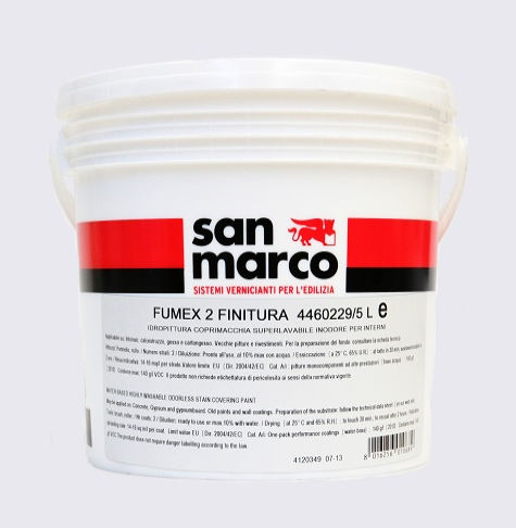 Schutzfarbe - FUMEX 2 FINITURA - San Marco - Innenbereich / für Wand / Alkyd