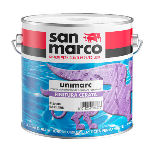 Schutzlack - UNIMARC FINITURA CERATA - San Marco - Acryl / für Holz / satiniert