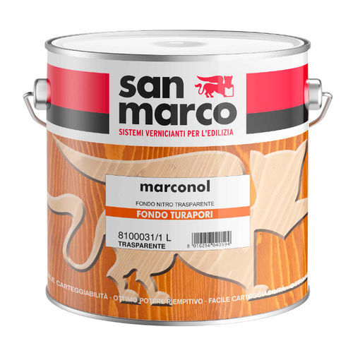 Grundierung für Holz - MARCONOL FONDO TURAPORI - San Marco - auf Acrylharzbasis / Synthetik / für den Innenraum