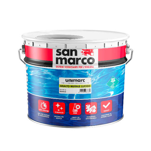 Endbearbeitungsfarbe - UNIMARC SMALTO LUCIDO - San Marco - für Außenbereich / Innenbereich / für Wand