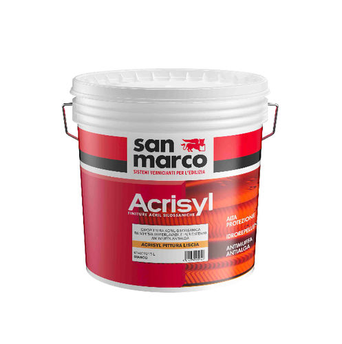 Wasserdichte Farbe - ACRISYL PITTURA LISCIA - San Marco - isolierend / für Außenbereich / für Wand