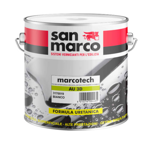 Schutzfarbe - MARCOTECH AU 3D - San Marco - Endbearbeitung / für Außenbereich / für den Innenraum