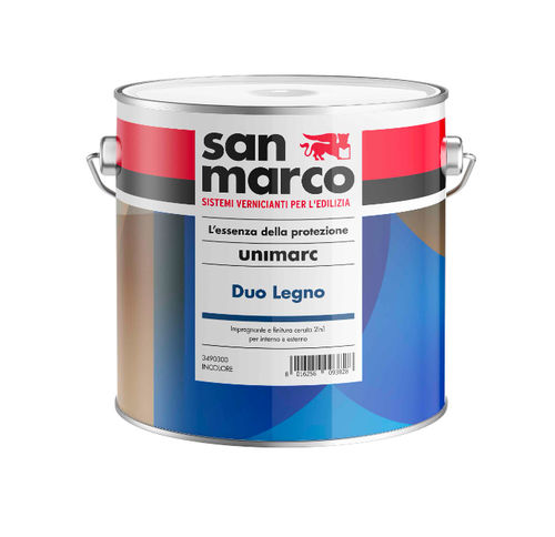 Schutz-Holzlasur - UNIMARC DUO LEGNO   - San Marco - zur Endbearbeitung / Dekor / zur Kaltimpregnierung
