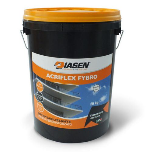 Sicherheits-Flüssigabdichtungssystem - ACRIFLEX FYBRO - DIASEN - für Dach / für Balkon / für Terrasse