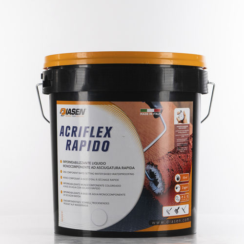 Sicherheits-Flüssigabdichtungssystem - ACRIFLEX RAPIDO - DIASEN - für Dach / für Balkon / aus Beton