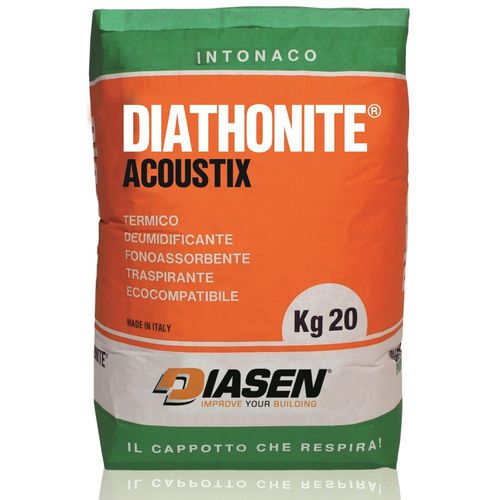 Schutzputz - ACOUSTIX - DIASEN - isolierend / Entfeuchtung / für den Innenraum
