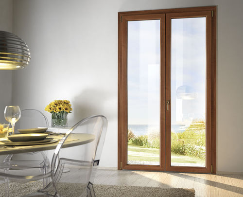 Dreh-Kipp-Fenstertür - DIQUIGIOVANNI - Aluminium / PVC / mit Wärmedämmung