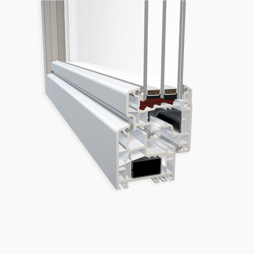 Fensterprofil / galvanisiertem Stahl - DQG 70 EVO PLUS - DIQUIGIOVANNI - Akustik / wärmeisoliert / einbruchsicher
