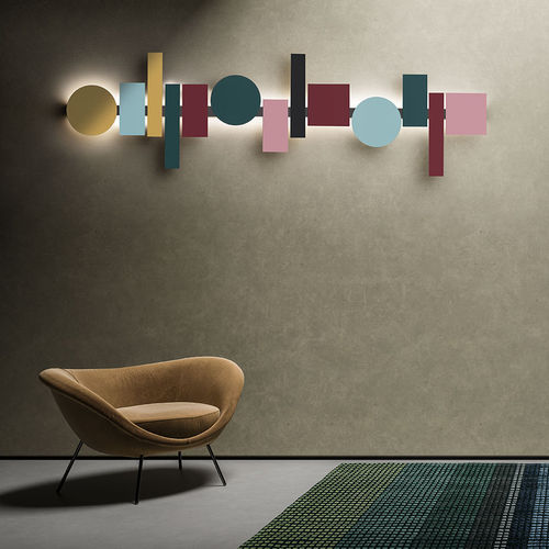 Wandleuchte / originelles Design - TOTEM - PALLUCCO - für den Innenraum / Aluminiumprofil / geometrisch