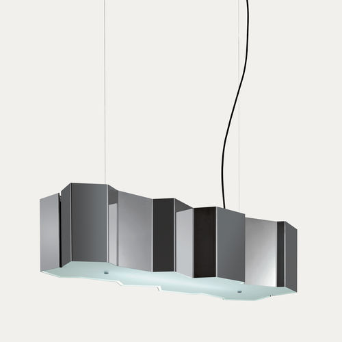 Hängelampe - FOLD - PALLUCCO - Edelstahl / modern / mit Kabel