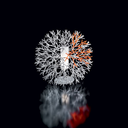 Tischlampe - CORAL - PALLUCCO - Stahl / Polycarbonat / ABS