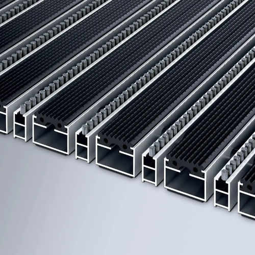 Eingangsmatte für Gewerbegebrauch - 517 GB  - emco Bautechnik GmbH - Gummi / Aluminium / rutschfest